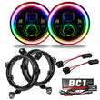 Load image into Gallery viewer, Oracle Jeep Wrangler JL/JT 7in. High Powered LED Headlights (Pair) - w/ BC1 Controller - Main Product View