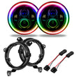 Load image into Gallery viewer, Oracle Jeep Wrangler JL/JT 7in. High Powered LED Headlights (Pair) - w/o Controller - Main Product View