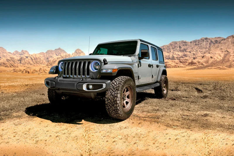 Oracle Jeep Wrangler JL/JT 7in. High Powered LED Headlights (Pair) - w/o Controller - Additional View 8