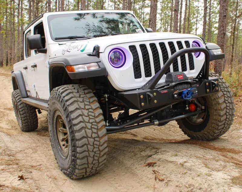 Oracle Jeep Wrangler JL/JT 7in. High Powered LED Headlights (Pair) - w/o Controller - Additional View 9