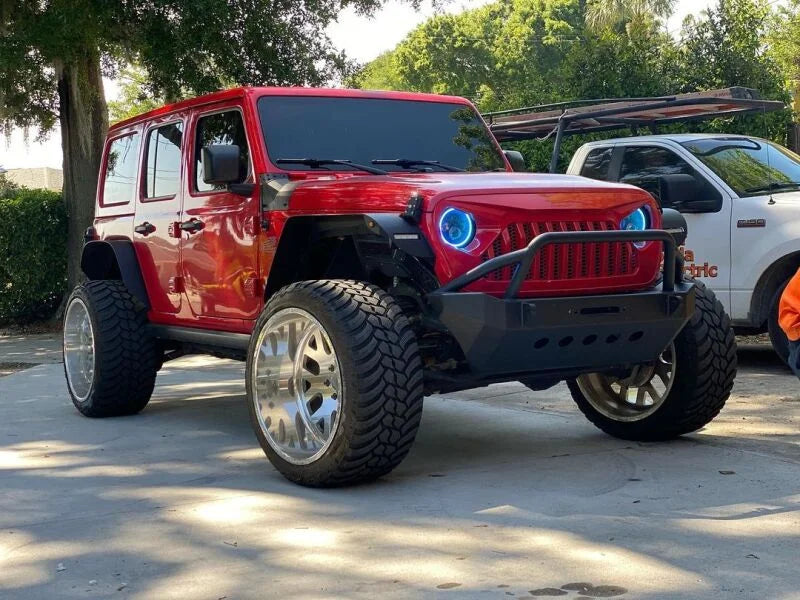Oracle Jeep Wrangler JL/JT 7in. High Powered LED Headlights (Pair) - w/o Controller - Additional View 11