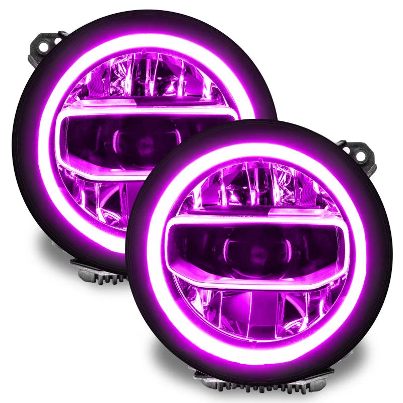 Oracle Jeep Wrangler JL/JT RGB+W Headlight DRL Kit - ColorSHIFT w/ Simple Controller - Additional View 6