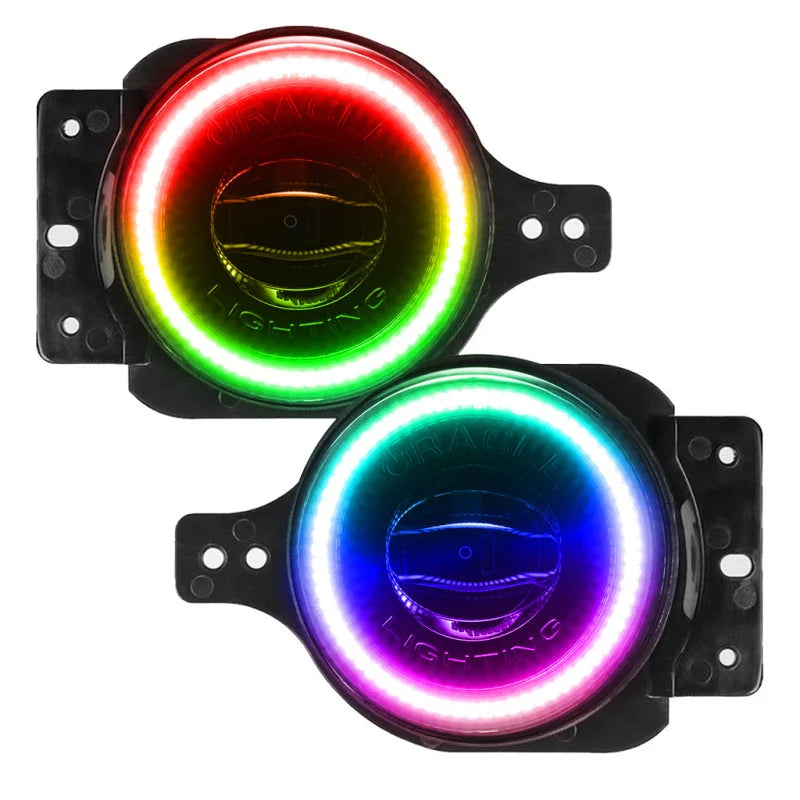 Oracle Jeep Wrangler JL/JT Sport High Performance W LED Fog Lights - w/o Controller - Main Product View