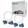 Load image into Gallery viewer, Oracle Kawasaki ZX-10R 06-10 LED Motorcycle Halo Kit - ColorSHIFT - Back View