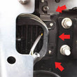 Load image into Gallery viewer, Oracle LED Fog Light Adapter Brackets for Steel Bumper Wrangler - Side View