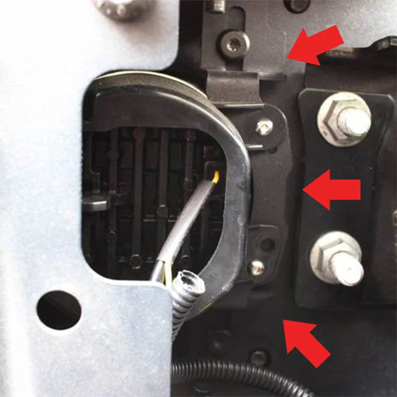 Oracle LED Fog Light Adapter Brackets for Steel Bumper Wrangler - Side View