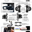 Load image into Gallery viewer, Oracle LED Fog Light Adapter Brackets for Steel Bumper Wrangler - Installation View