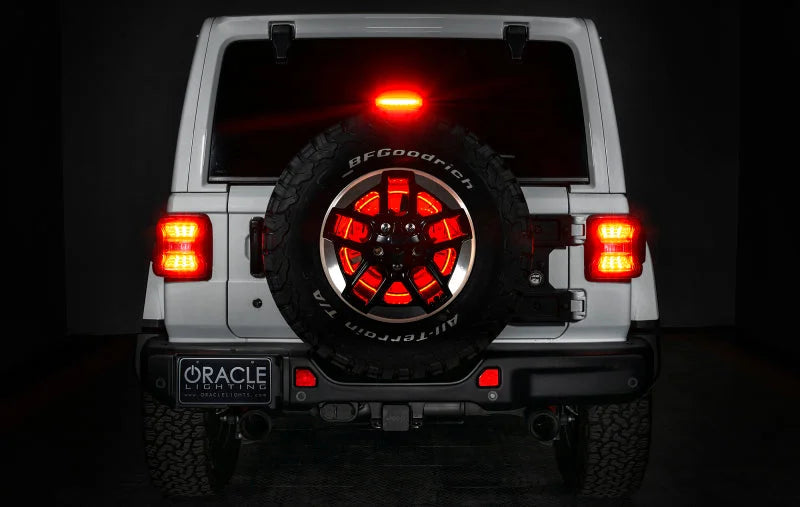 Oracle LED Illuminated Wheel Ring 3rd Brake Light - Red - Additional View 10