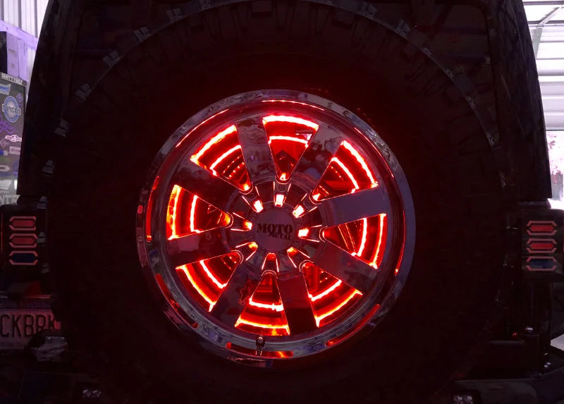 Oracle LED Illuminated Wheel Ring 3rd Brake Light - Red - Additional View 11