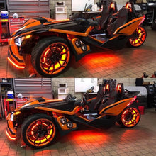 Load image into Gallery viewer, Oracle LED Illuminated Wheel Rings - ColorSHIFT - 15in. - ColorSHIFT No Remote - Additional View 9