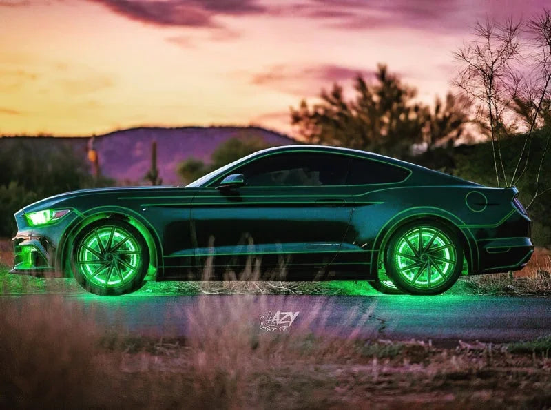 Oracle LED Illuminated Wheel Rings - ColorSHIFT Dynamic - ColorSHIFT - Dynamic - Additional View 12