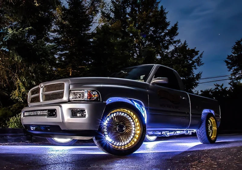 Oracle LED Illuminated Wheel Rings - ColorSHIFT No Remote - ColorSHIFT No Remote - Additional View 8