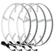 Load image into Gallery viewer, Oracle LED Illuminated Wheel Rings - Double LED - Blue - Back View