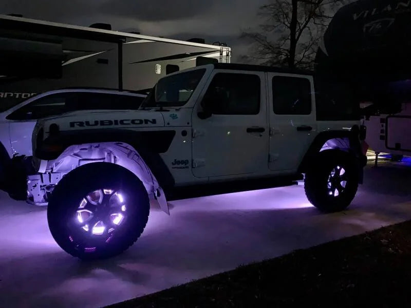 Oracle LED Illuminated Wheel Rings - White - Additional View 12