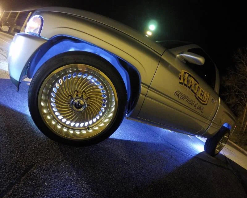 Oracle LED Illuminated Wheel Rings - White - Additional View 13