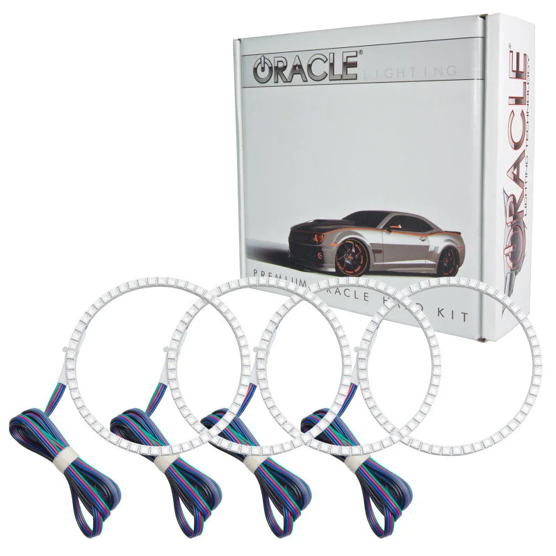 Oracle Land Rover Range Rover 06-09 Halo Kit - ColorSHIFT w/ Simple Controller - Back View
