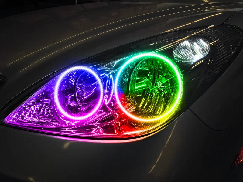 Oracle Lexus ES 300 02-04 Halo Kit - ColorSHIFT w/ 2.0 Controller - Side View