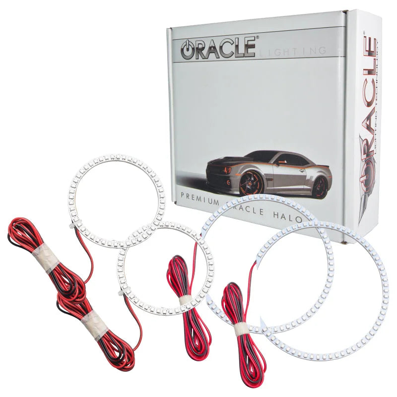 Oracle Lexus RX 350/450h 10-12 LED Halo Kit - Red - Side View