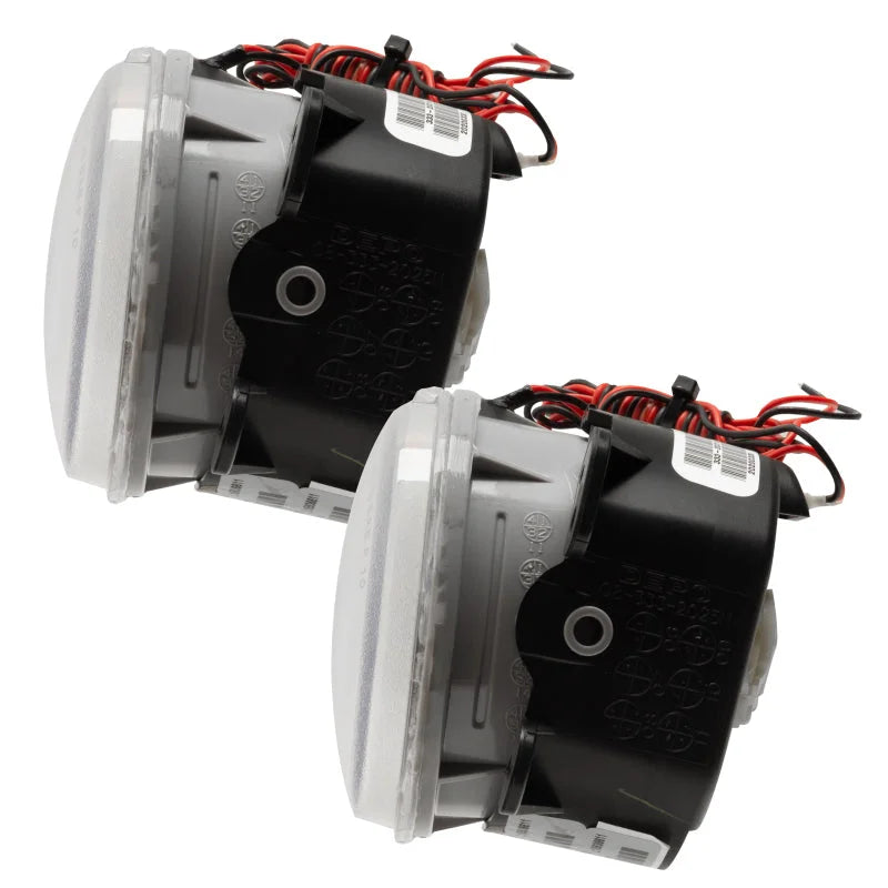 Oracle Lighting 10-15 Jeep Wrangler JK Pre-Assembled LED Halo Fog Lights -Amber - Side View