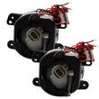 Load image into Gallery viewer, Oracle Lighting 10-15 Jeep Wrangler JK Pre-Assembled LED Halo Fog Lights -Amber - Back View