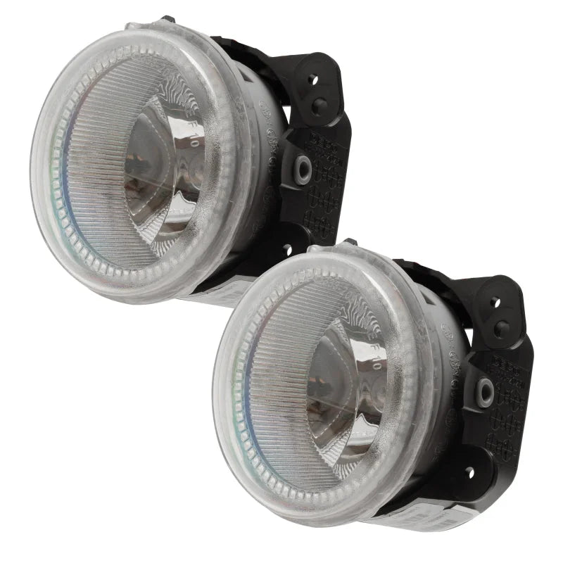 Oracle Lighting 10-15 Jeep Wrangler JK Pre-Assembled LED Halo Fog Lights -Amber - Additional View 5
