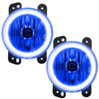 Load image into Gallery viewer, Oracle Lighting 10-15 Jeep Wrangler JK Pre-Assembled LED Halo Fog Lights -Blue - Main Product View