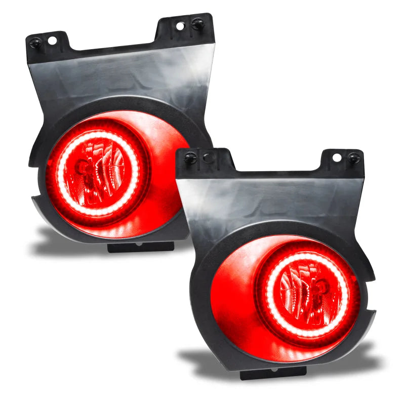 Oracle Lighting 11-14 Ford F-150 Pre-Assembled LED Halo Fog Lights -Red - Main Product View