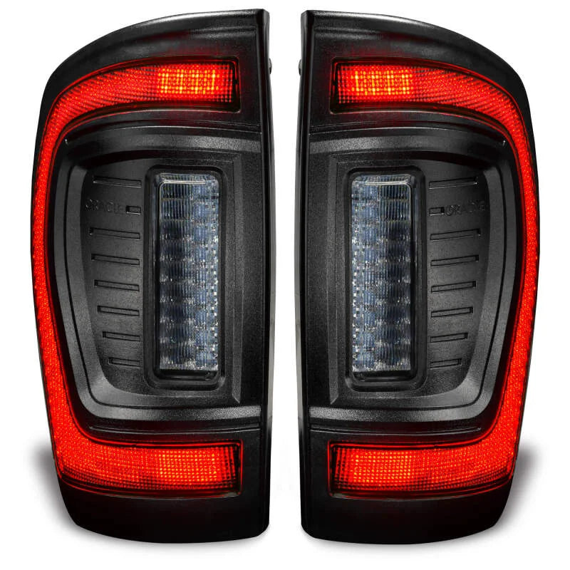 Oracle Lighting 16-23 Gen 3 Toyota Tacoma Black Series Flush Style LED Tail Lights - Additional View 8
