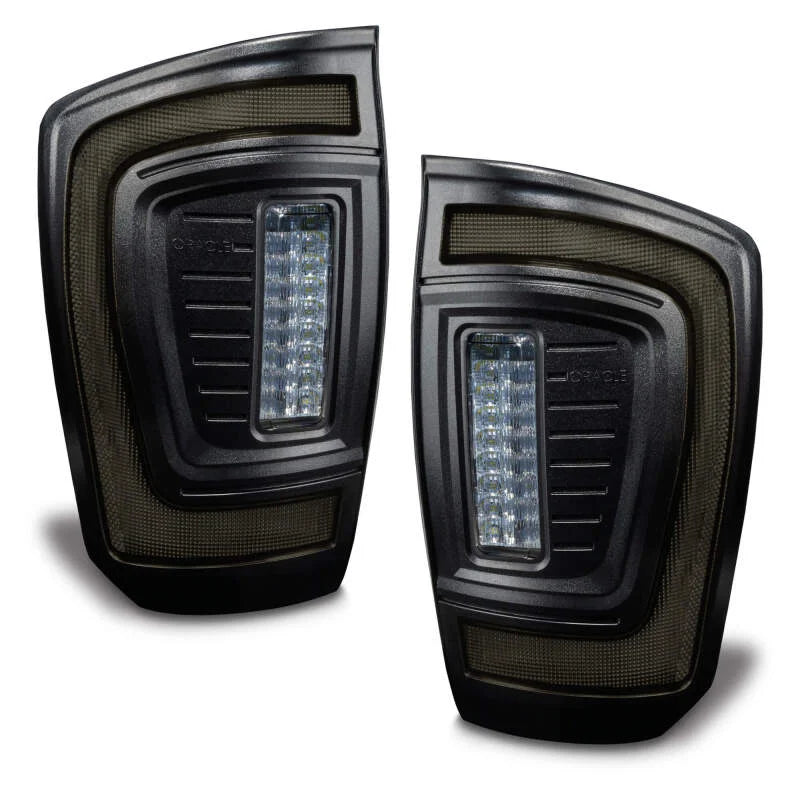 Oracle Lighting 16-23 Gen 3 Toyota Tacoma Black Series Flush Style LED Tail Lights - Additional View 9