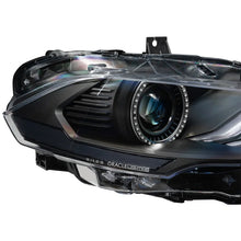 Load image into Gallery viewer, Oracle Lighting 18-23 Ford Mustang Dynamic ColorSHIFT LED Headlights - Black Series - Side View
