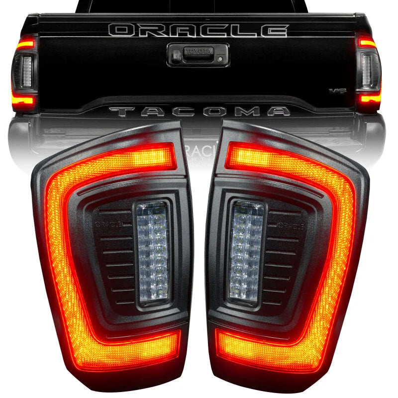 Oracle Lighting 2016-2023 Gen 3 Toyota Tacoma Flush Style LED Tail Lights - Main Product View