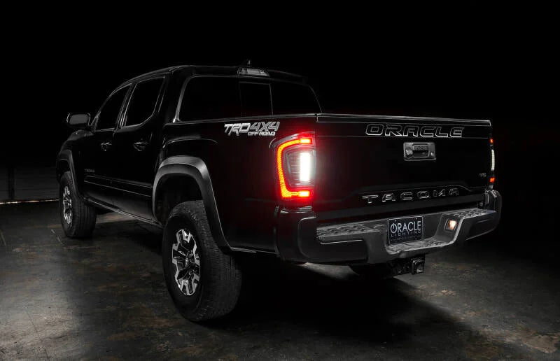 Oracle Lighting 2016-2023 Gen 3 Toyota Tacoma Flush Style LED Tail Lights - Installation View