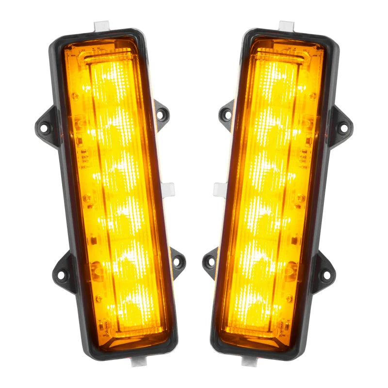 Oracle Lighting 21-23 Ford Bronco Dual Function Reverse LED Flush Taillight - Amber/Wht - Back View