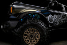 Load image into Gallery viewer, Oracle Lighting Fiber Optic Wheel Liner ColorSHIFT RGBW Kit-40W LED/600 Fibers - Back View