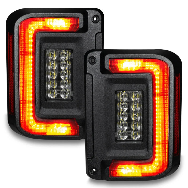 Oracle Lighting Jeep Wrangler JK Flush Mount LED Tail Lights - Main Product View