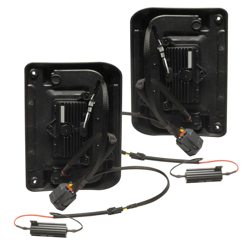 Oracle Lighting Jeep Wrangler JK Flush Mount LED Tail Lights - Installation View