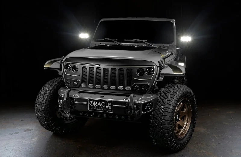 Oracle Lighting LED Off-Road Side Mirrors for Jeep Wrangler JL / Gladiator JT - Installation View