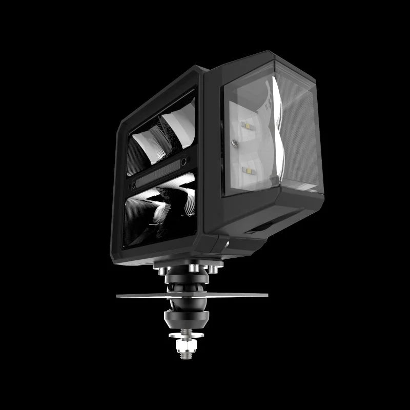 Oracle Lighting Multifunction LED Plow Headlight with Heated Lens 5700K - Side View