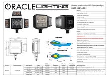 Load image into Gallery viewer, Oracle Lighting Multifunction LED Plow Headlight with Heated Lens 5700K - Additional View 5