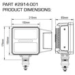 Load image into Gallery viewer, Oracle Lighting Multifunction LED Plow Headlight with Heated Lens 5700K - Additional View 13