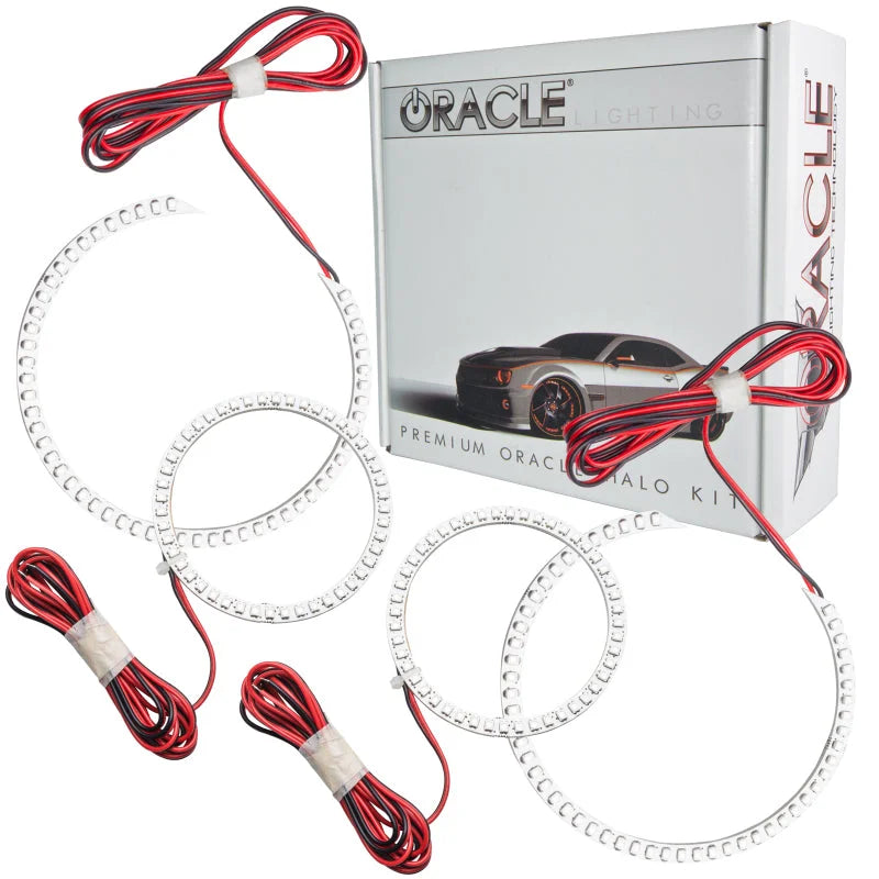 Oracle Mazda 3 10-12 LED Halo Kit - Blue - Side View