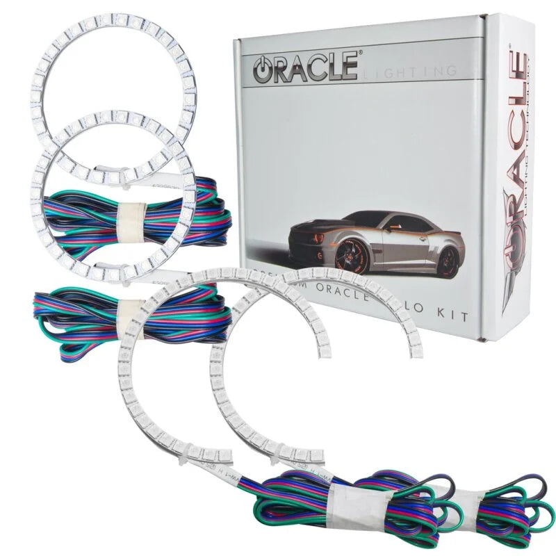 Oracle Mazda CX7 07-12 Halo Kit - ColorSHIFT w/ BC1 Controller - Back View