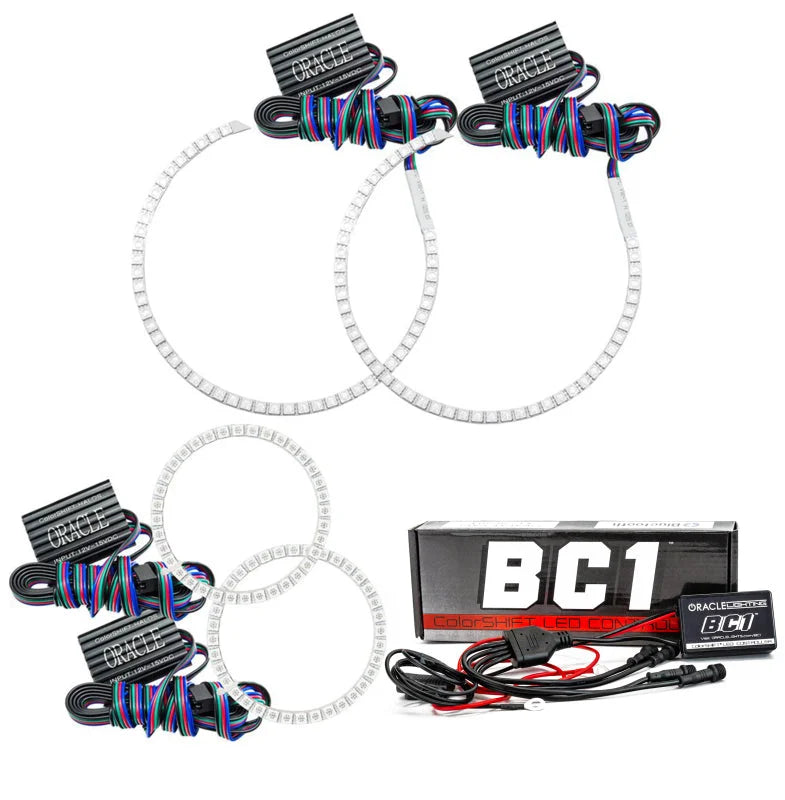 Oracle Mini Cooper Countryman 11-15 Halo Kit - ColorSHIFT w/ BC1 Controller - Main Product View