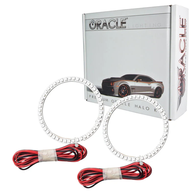 Oracle Mitsubishi Lancer/Evo 08-16 LED Halo Kit - HID Projector - White - Side View