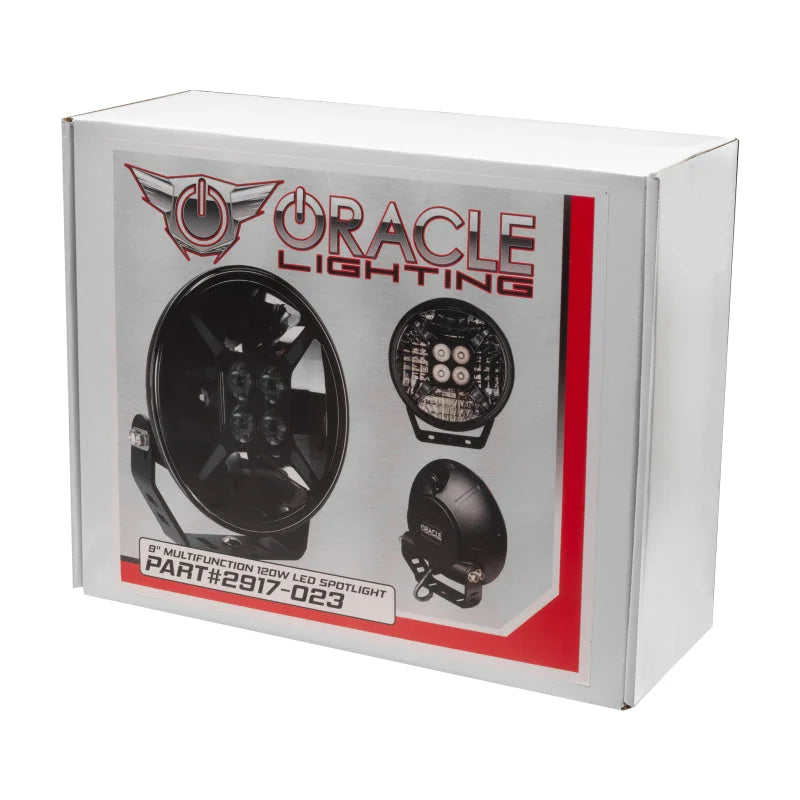 Oracle Multifunction 120w LED Spotlight (Round Post Mount) - Installation View
