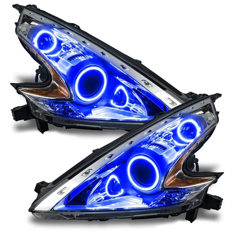 Oracle Nissan 370 Z 09-20 Dual Halo Kit - ColorSHIFT w/ 2.0 Controller - Side View