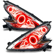 Load image into Gallery viewer, Oracle Nissan 370 Z 09-20 LED Dual Halo Kit - Red - Back View