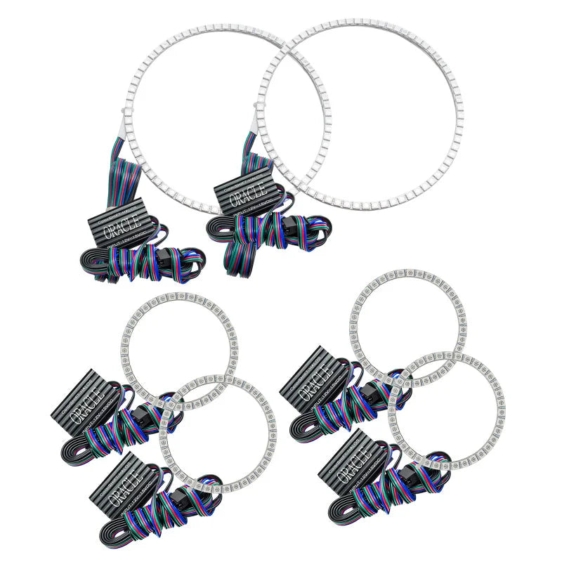 Oracle Nissan Frontier 01-04 Halo Kit - Triple - ColorSHIFT w/o Controller - Main Product View