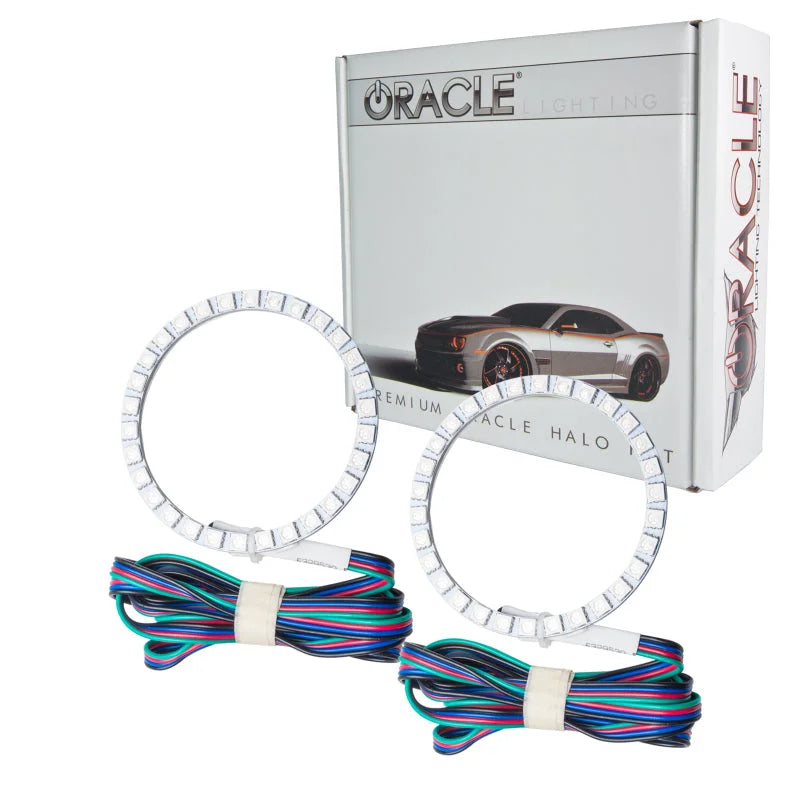 Oracle Nissan Frontier 01-04 LED Fog Halo Kit - ColorSHIFT - Side View