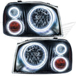Load image into Gallery viewer, Oracle Nissan Frontier 01-04 LED Halo Kit - Triple - White - Side View